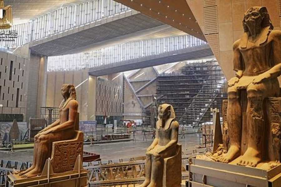 Day tour to Pyramids and The Grand Egyptian Museum from Port Ghalib