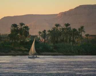 Sunset sailing trip with Felucca in Luxor
